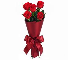 Букет 5 Красных роз Эдлесс Лав в Питерке