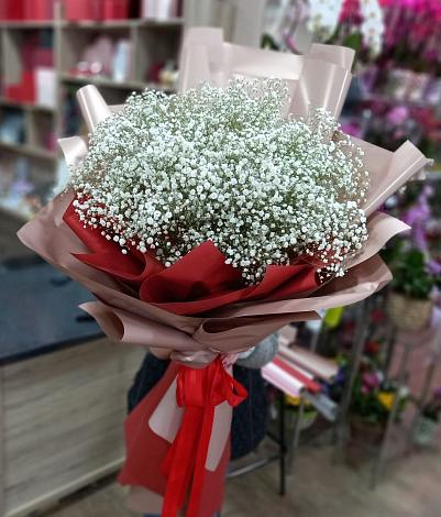 Букет цветов из: Гипсофила в Питерке