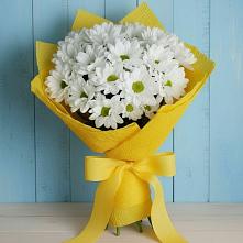 Букет цветов из:  Хризантемы в Питерке