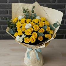 Букет цветов из:  Розы в Питерке