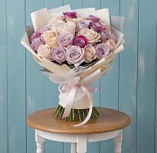 Букет цветов из:  Розы в Питерке