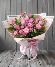 Букет Розовый кустик в Питерке