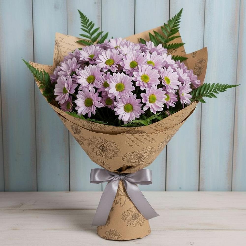 Букет цветов из: Хризантемы в Питерке