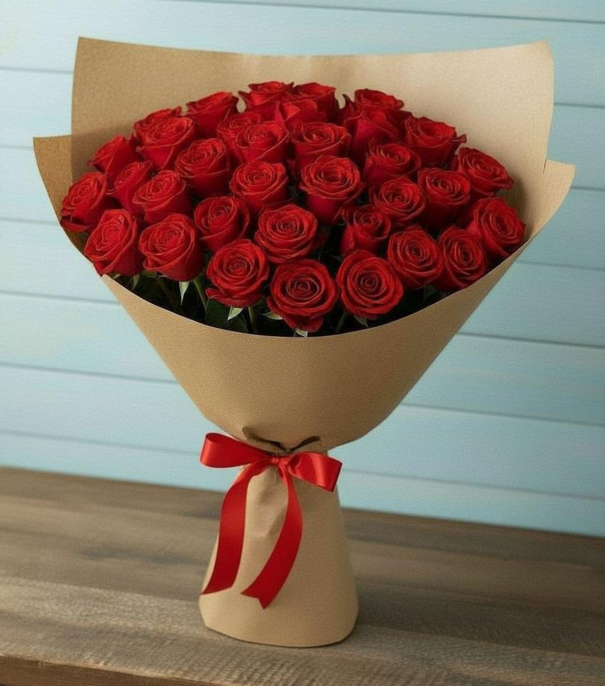 Букет Красные розы Милано в Питерке