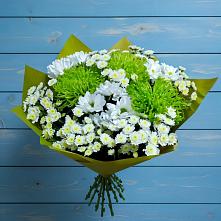 Букет цветов из:  Хризантемы в Питерке