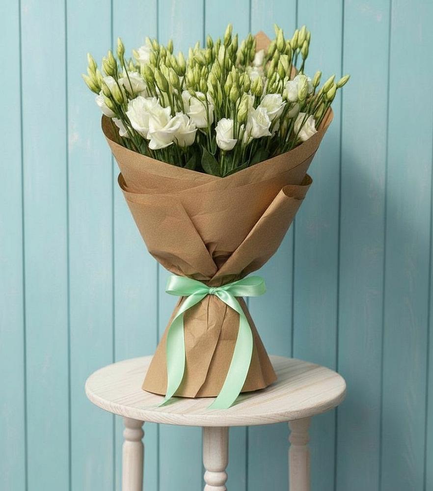 Букет цветов из: Лизиантусы в Питерке