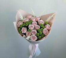 Букет цветов из:  Розы и Хризантемы #REPLACE_PRED# Питерке