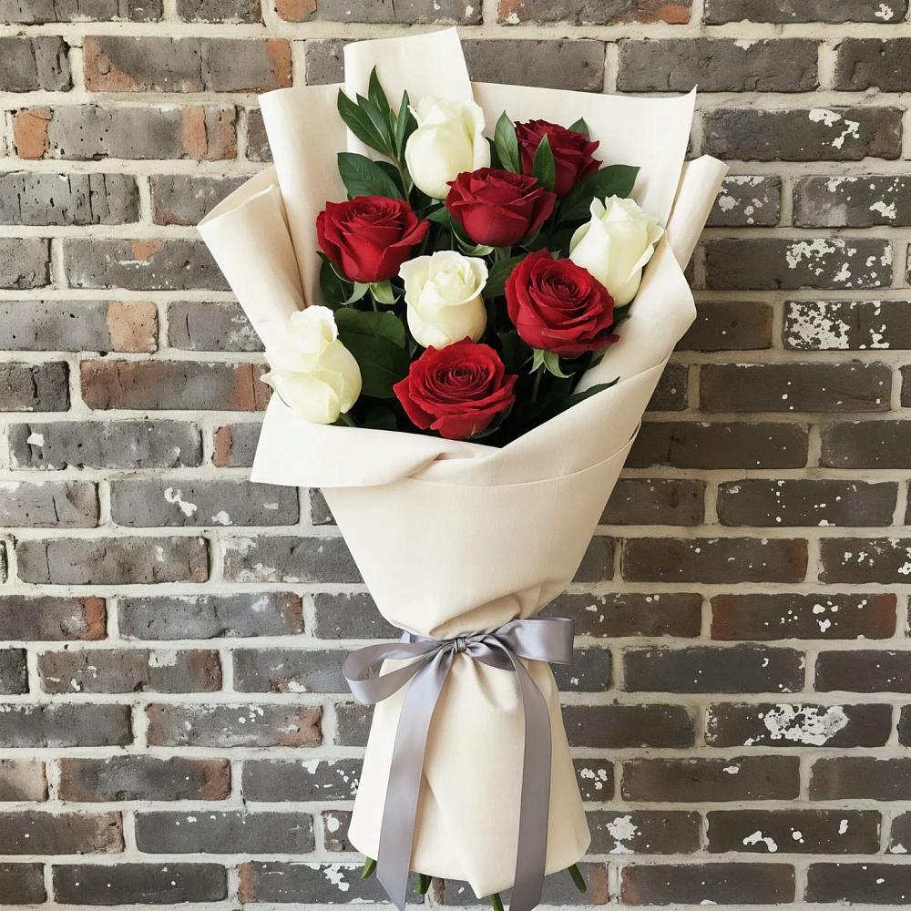 Букет цветов из: Розы в Питерке