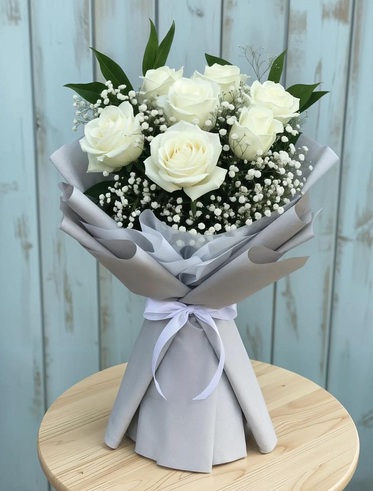 Букет цветов из: Розы в Питерке