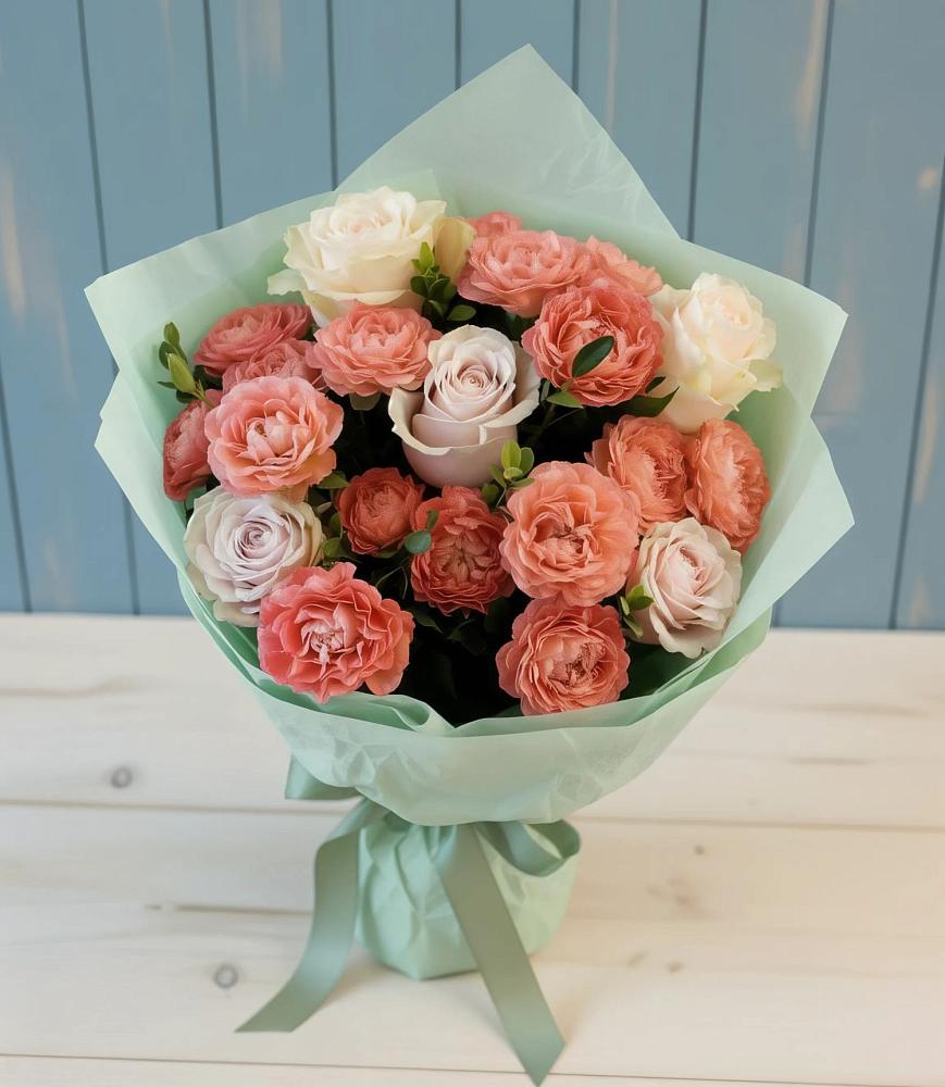 Букет цветов из: Розы в Питерке