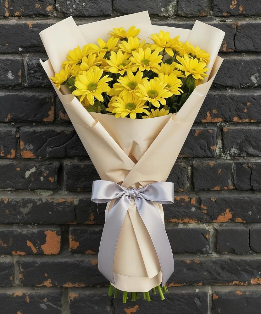 Букет цветов из: Хризантемы в Питерке