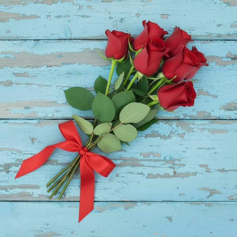 Букет Красные розы в Питерке