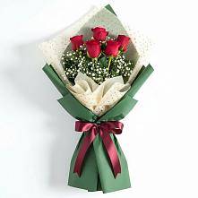 Букет цветов из:  Розы в Питерке