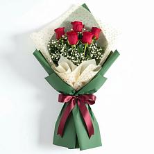 Букет цветов из:  Розы в Питерке
